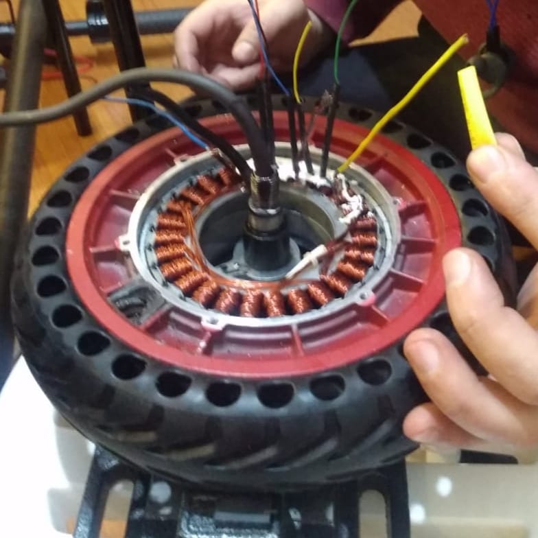 Elektrikli scooter hub motor bakımı