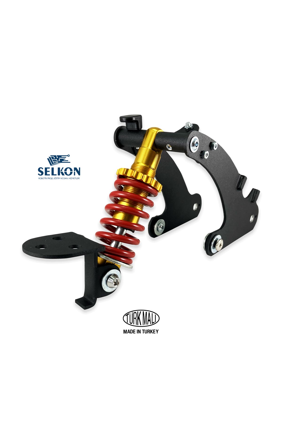 Elektrikli scooter arka amortisör montajı